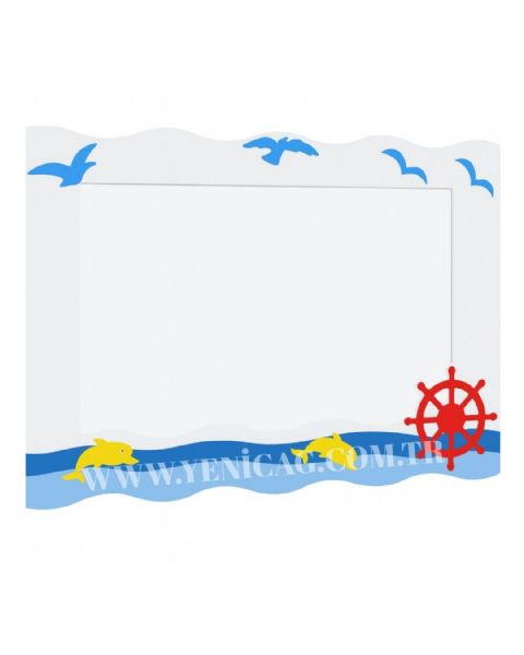 Deniz Figürlü Yazı Tahtası (100x135)