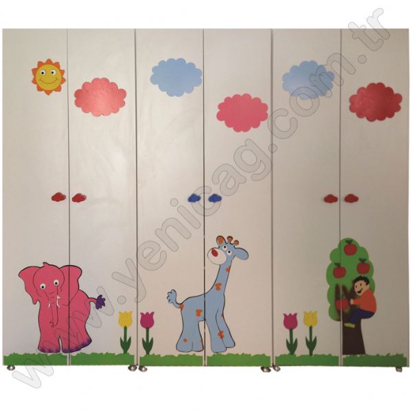 Doğa Figürlü Portmanto 240x180x37 Cm