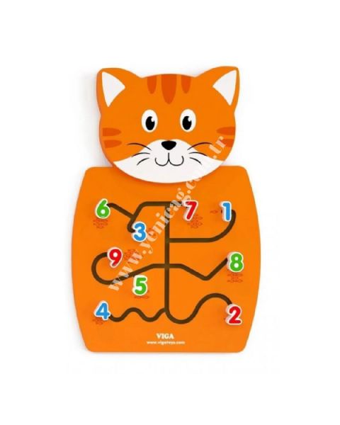 Kedi Figürlü Duvar Oyunu