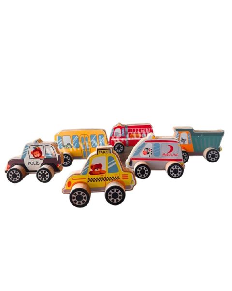 Ahşap  Meslekler Oto 6 Lı