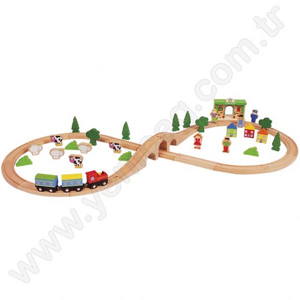 Ahşap Tren Seti