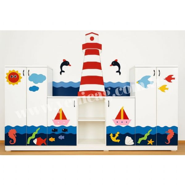 Deniz Feneri Grup Dolap 280x150x37 cm